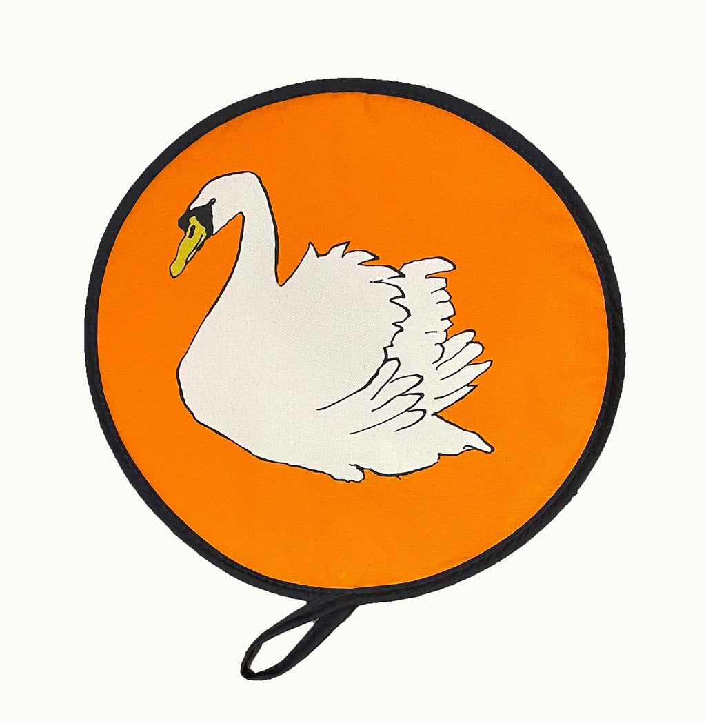 Swan orange Aga / Chef pad