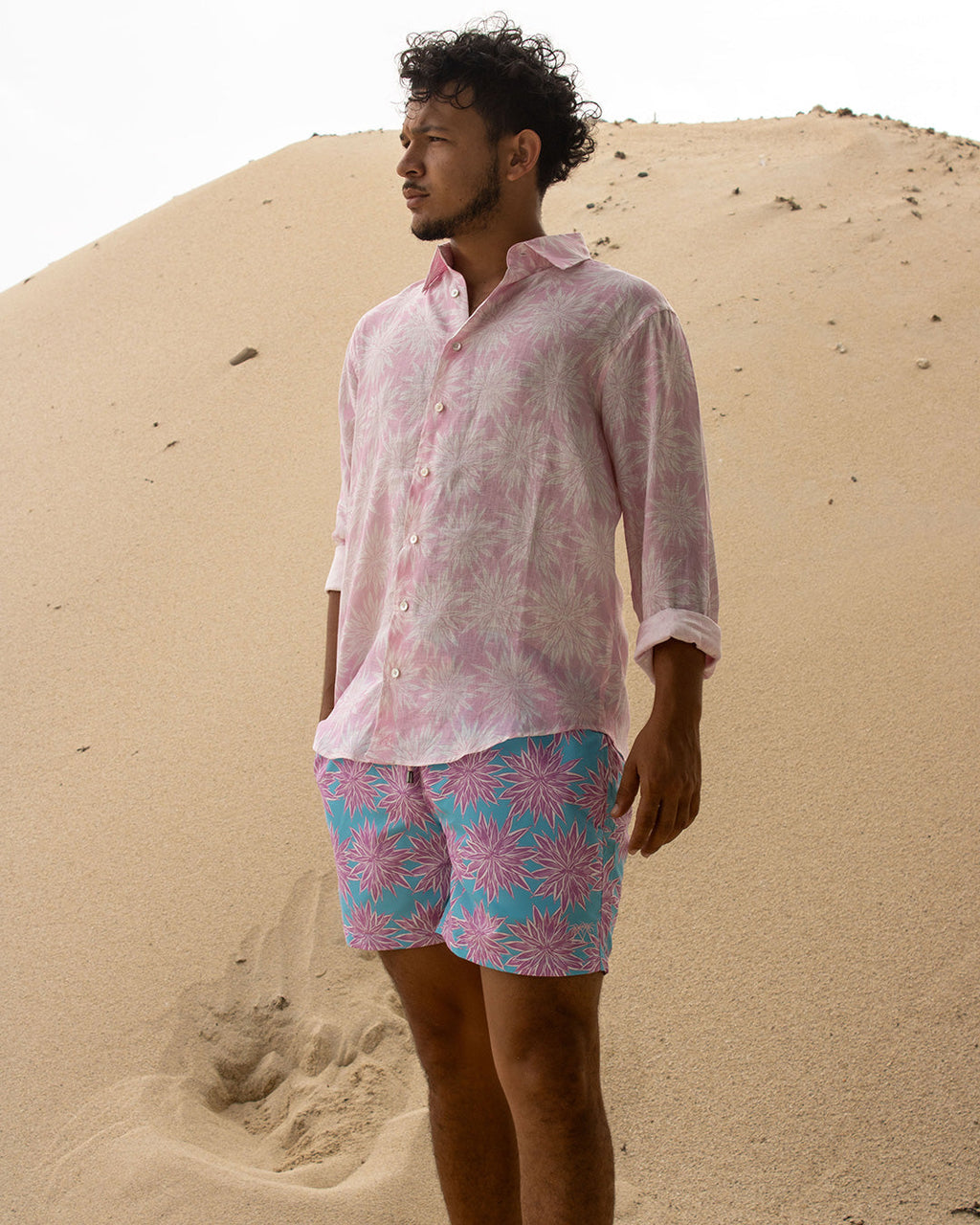 Mens Swim Shorts AGAVE