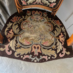 Antique French Tapestry Carver