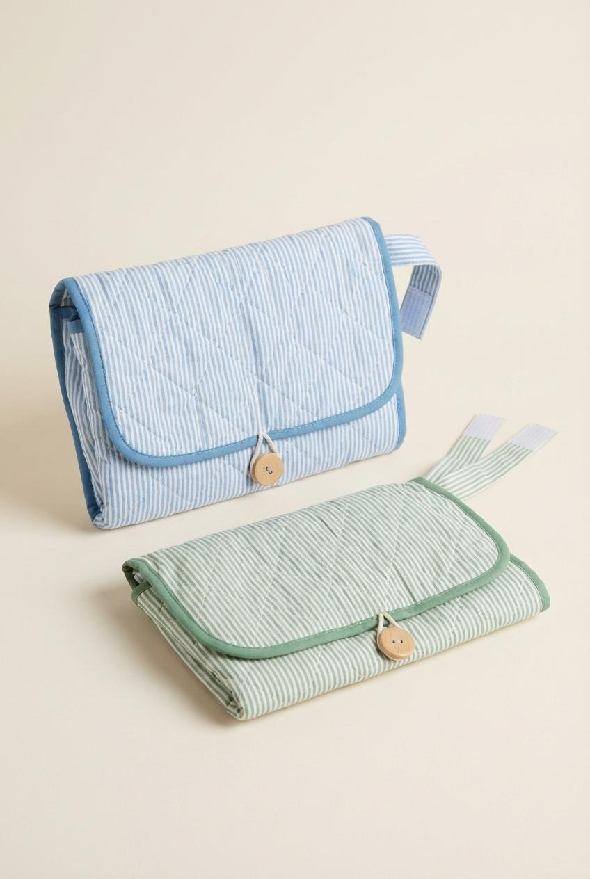Blue Travel Baby Changing Mat
