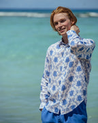 Linen Shirt TURTLE TRELLIS