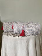 Blue / Pink Organic Cotton Wash Bag