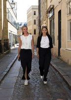 MUSE maxi skirt, charcoal