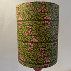 William Morris Inspired Pink & Green Lampshade