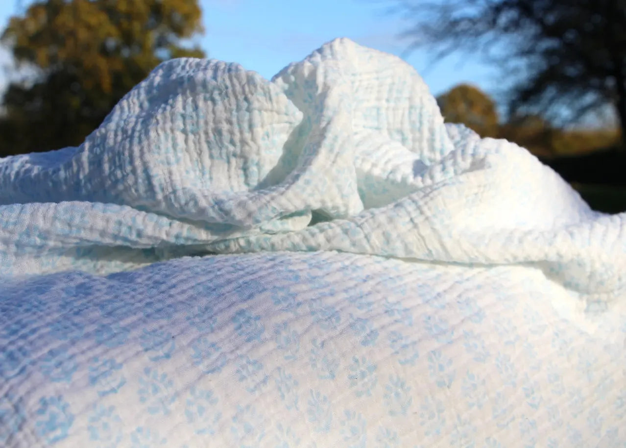 WooWoo Muslin Swaddle - Sky Blue