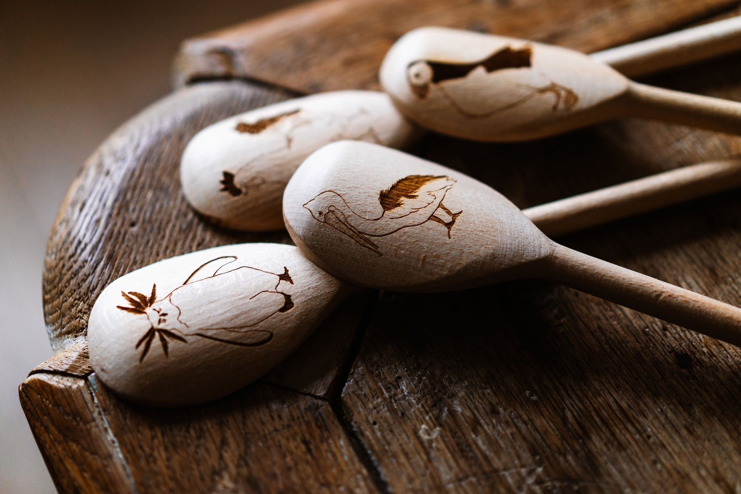 Pelican Wooden Spoon