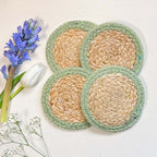 Seagrass Coasters - Olive (set of 4)