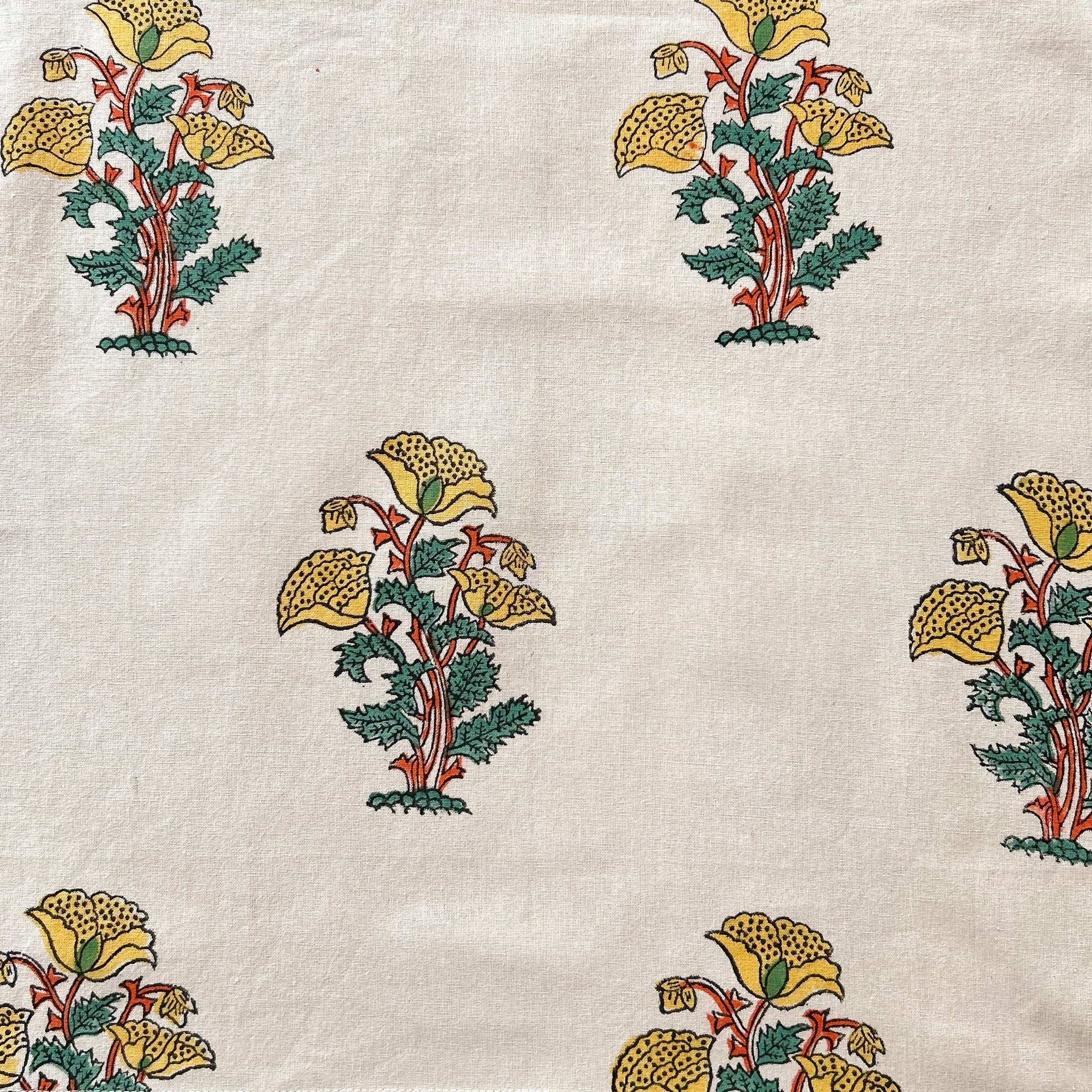 Flower Design, set of 4 napkins